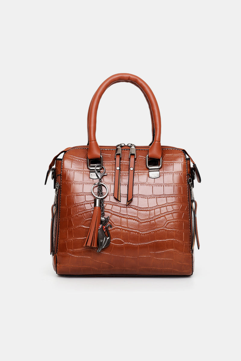 Elevate Your Style with the 4-Piece Leather Bag Set at Burkesgarb