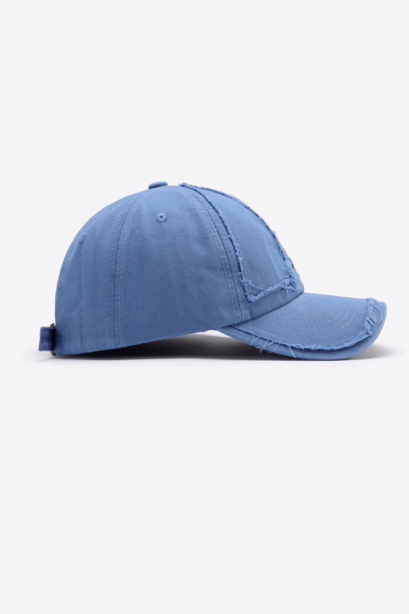 "Stylish and Casual: Distressed Adjustable Baseball Cap by Burkesgarb | Trendy and Comfortable Headwear"