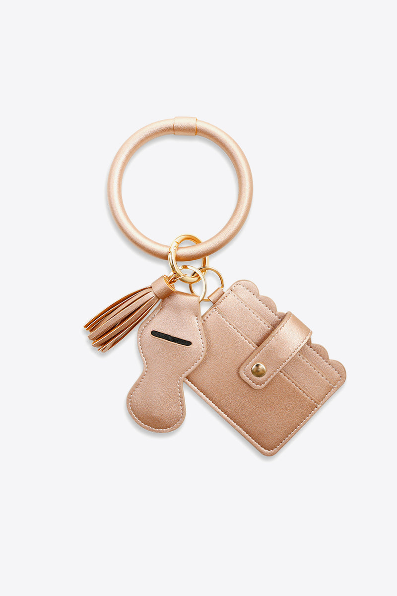 Wristlet Keychain with Card Holder at  Keep Your Essentials Handy with the Wristlet Keychain with Card Holder | Burkesgarb