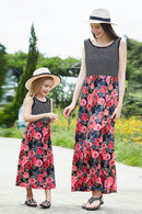 "Pretty and Playful: Girls Floral Dress by Burkesgarb | Effortlessly Stylish for Young Fashionistas"