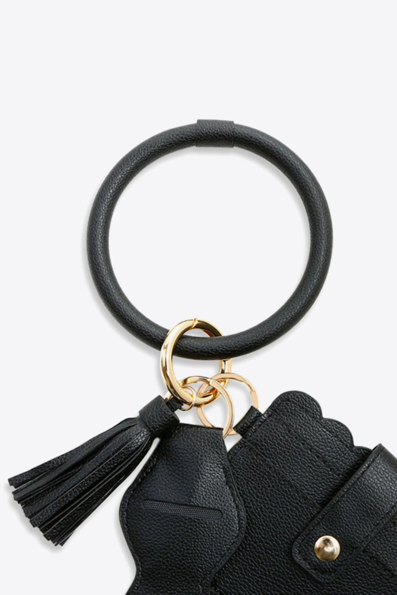 Wristlet Keychain with Card Holder at  Keep Your Essentials Handy with the Wristlet Keychain with Card Holder | Burkesgarb