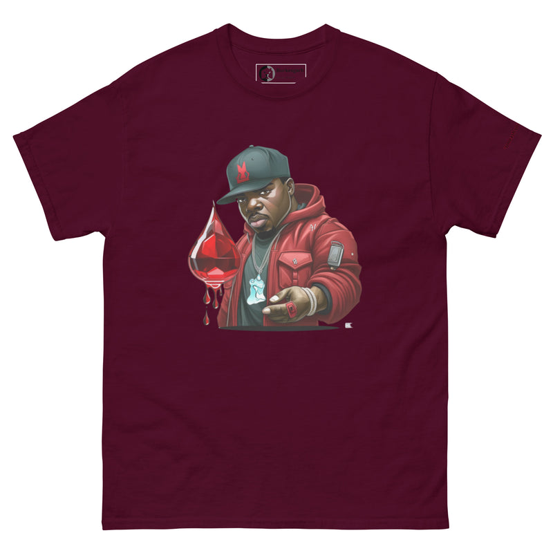 "Elevate Your Style with Burkesgarb Men's Blood Diamond Heavy Tee"