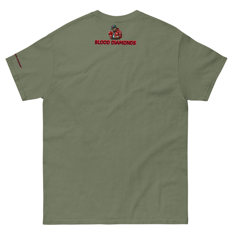 "Elevate Your Style with Burkesgarb Men's Blood Diamond Heavy Tee"