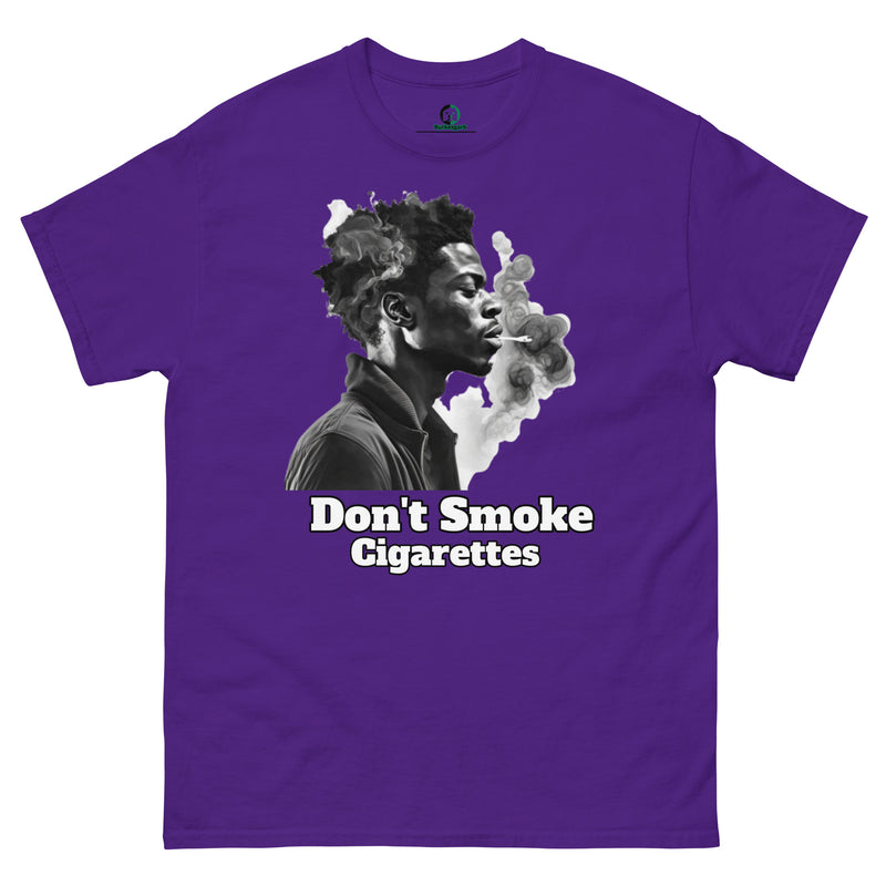 "Make a Statement with Burkesgarb Anti-Cigarette Pro-Cannabis Heavy Tee"