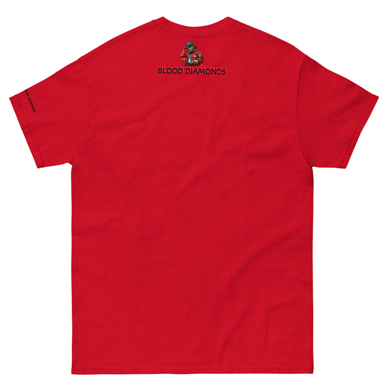 "Elevate Your Style with Burkesgarb Men's Blood Diamond Heavy Tee"