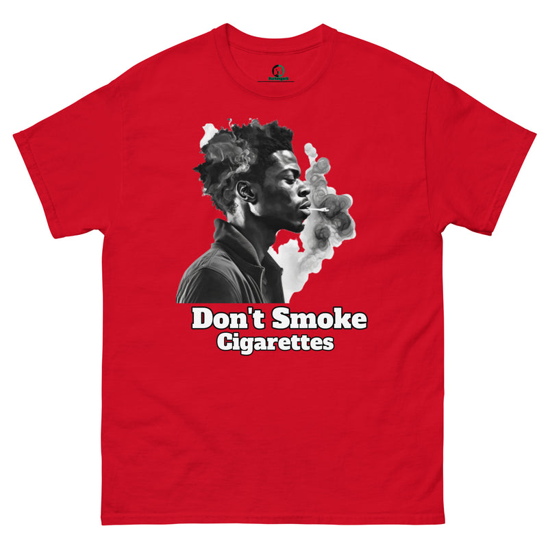 "Make a Statement with Burkesgarb Anti-Cigarette Pro-Cannabis Heavy Tee"