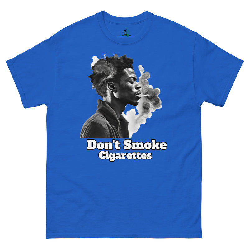 "Make a Statement with Burkesgarb Anti-Cigarette Pro-Cannabis Heavy Tee"