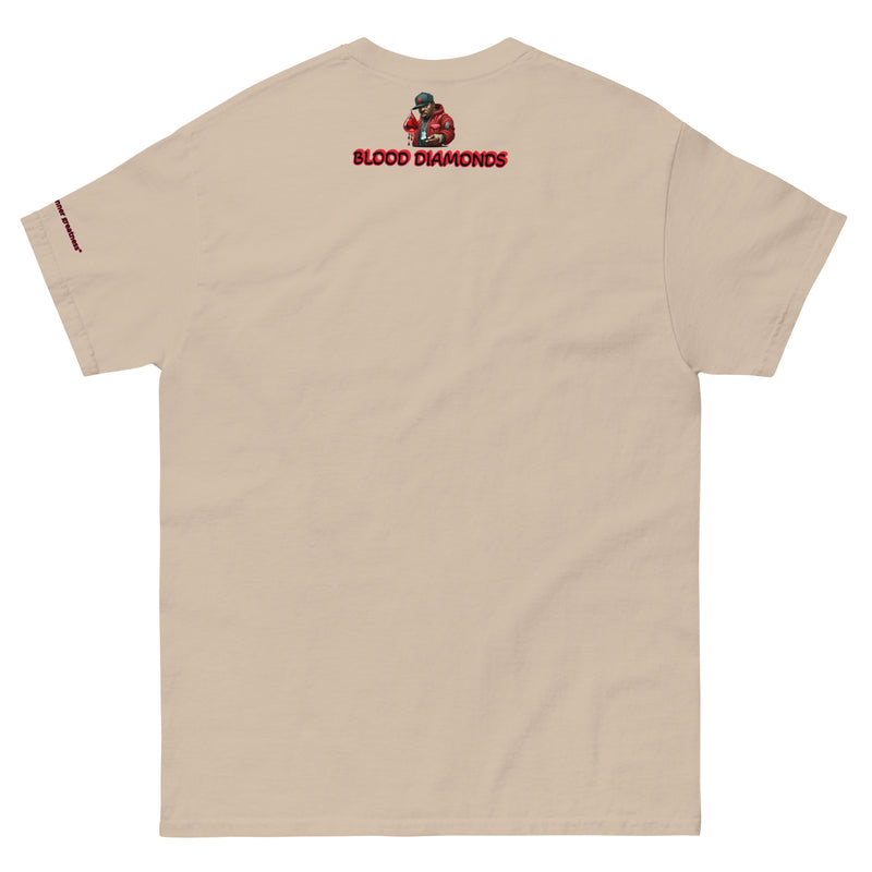 "Elevate Your Style with Burkesgarb Men's Blood Diamond Heavy Tee"